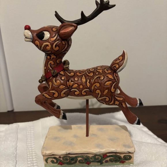 Jim Shore 2007 Rudolph The Red Nosed Reindeer Figurine 4008337 with Box - Picture 1 of 5
